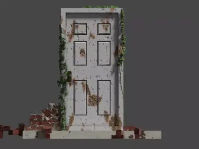 Door Suzume No Tojimari Low-poly 3D model