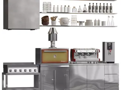 Restaurant Technology Zone Kit v2 3D model