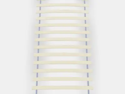 LUROY Slatted bed base 3 Low-poly 3D model