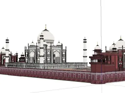 Architecture-Religion-God-Culture-Temple-0267 taj mahal 3D model