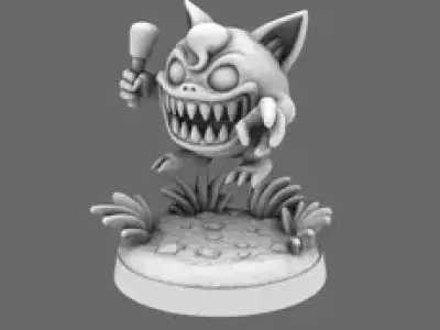 Space Orcs Roar Bellowpuff Attack Beast 3D print model