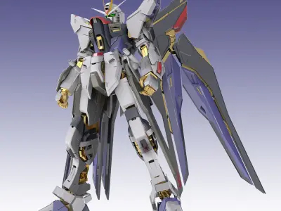 STRIKE FREEDOM GUNDAM 3D model