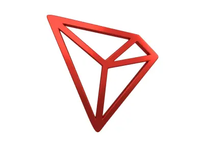 TRON Coin V2 004 Low-poly 3D model