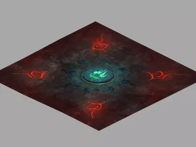 Lava Hell - Shitai - Ground 54 3D model