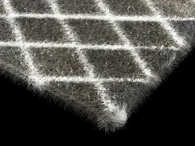 Soft Fluffy Carpet 3D model