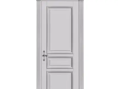 Door Interior Classic 3D model