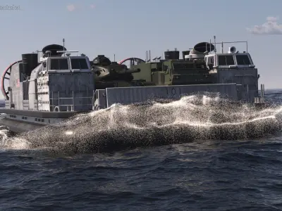  Landing Craft Air Cushion and US Tanks 