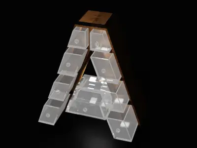 A Book console  3D model