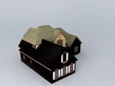 Suburban Home Free 3D model