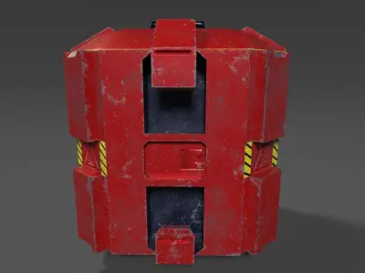 SCI-FI ASSETS  Low-poly 3D model