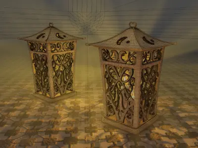 Backyard Lamp  3D model