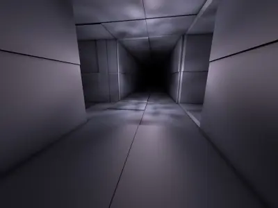 Sci-Fi Shapes - The Escapist - 3 Dimensional Labyrinth Maze Low-poly 3D model