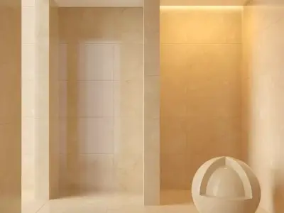 Marble wall 45 3D model