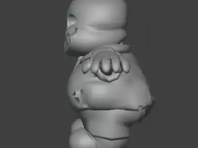 morbidly obese sans undertale 3D model