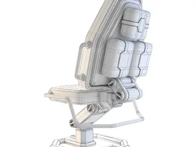 Space Station Chair 3D model