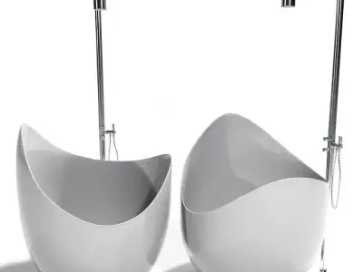 Bath Lunetta by Lupi 3D model
