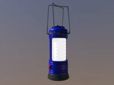 Camping Lantern Low-poly 3D model buy