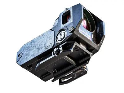 Mepro M22 Sight Lowpoly Scope Low-poly 3D model