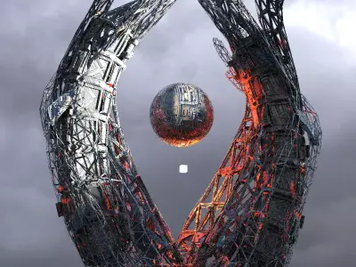 Dragon Claw Elite Complex Low-poly 3D model