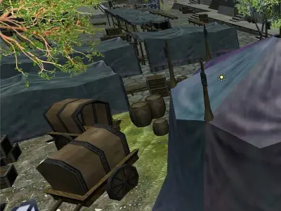 Island Sarrasa Game Level Low-poly 3D model