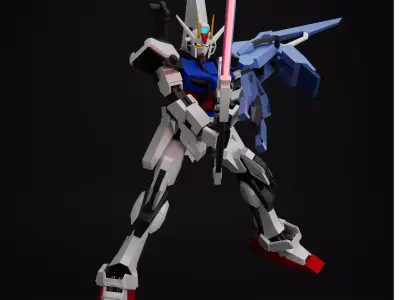 Sword Stike Gundam 3D model