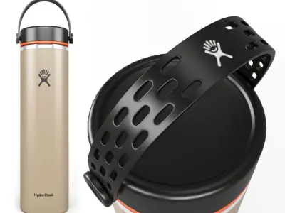 Hydro Flask 24 oz Light Weight Wide Mouth Trail Series 3D model