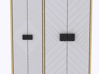 Dollhouse Bedroom wardrobe  multicolor 3D print model