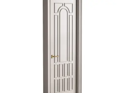 Modern entrance door 23 3D model