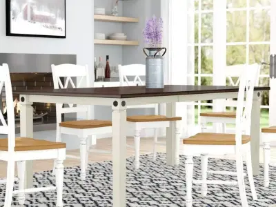 Florence-Graham Extendable Dining Table 3D model