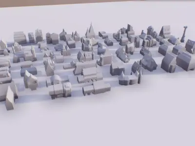 MRVL architecture set 3D model