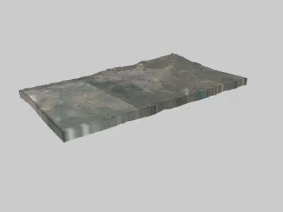 ASTANA City Low-poly 3D model