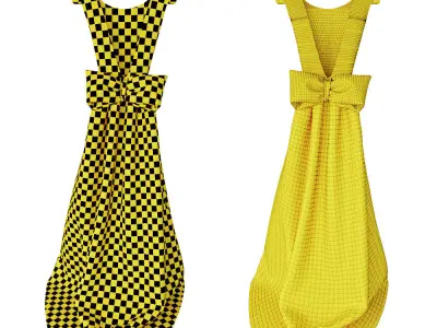 Wedding Dress 3D model