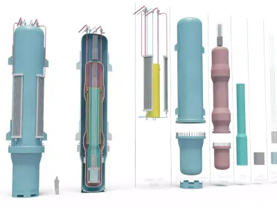 Generic Small Modular Reactor - PWR 3D model