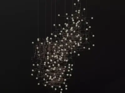 Fragile Future Iii Chandelier 3D model