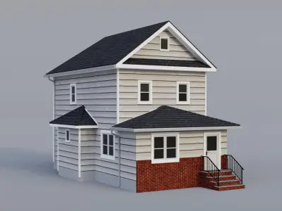 Low Poly House 29 Low-poly 3D model