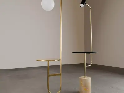 Floor Lamps 3D model purchase