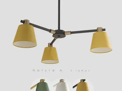 Lampatron Natura A 3 lamps 3D model