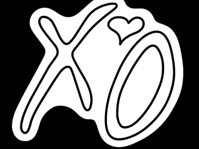 Xo Neon Sign 3D model