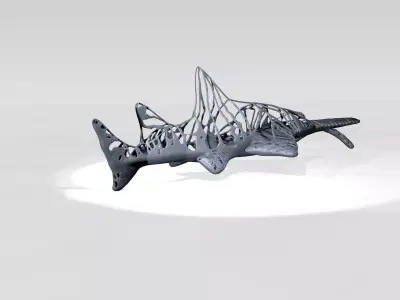 Sawshark Dust Voronoi 3D model