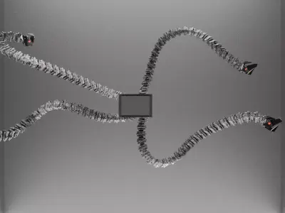 robotic arm of doctor octopus 3D model