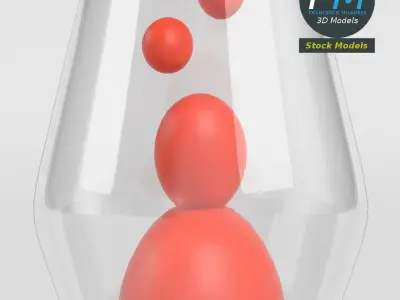 Lava lamp 3D model order