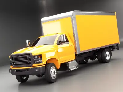Generic Light Duty Box Truck 3D model