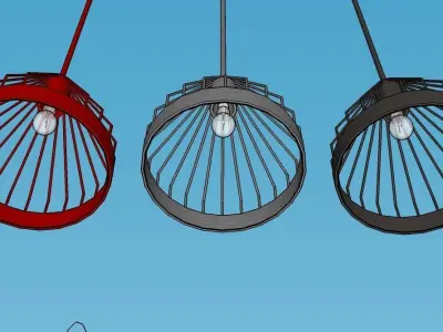 Pendent lamp 3D model