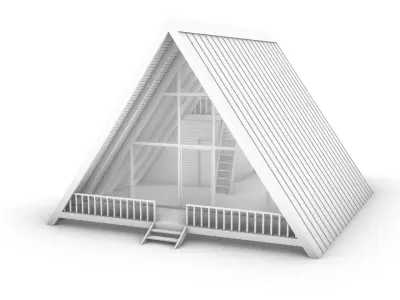 Bungalow  3d Architectural Model 3D model