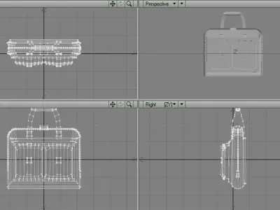 Briefcase - Military 3D model
