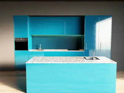 113-Kitchen5 glossy 10 3D model