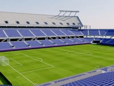  Orlando Citrus Bowl - Camping World Stadium Low-poly 3D model