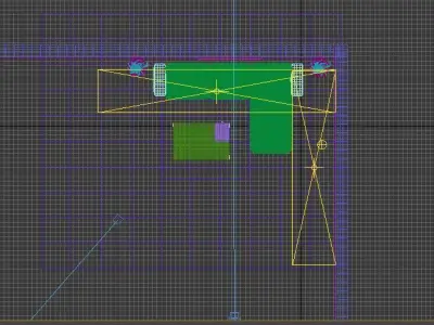 Living Room Interior - Couch  3D model