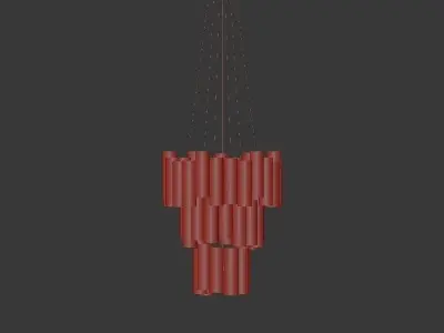Slamp la lollo chandelier 3D model