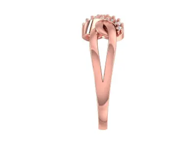 Solitaire Wedding Engagement Women Band Ring 3D print model get
